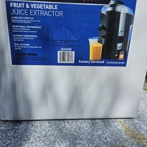 Black and Decker juice extractor